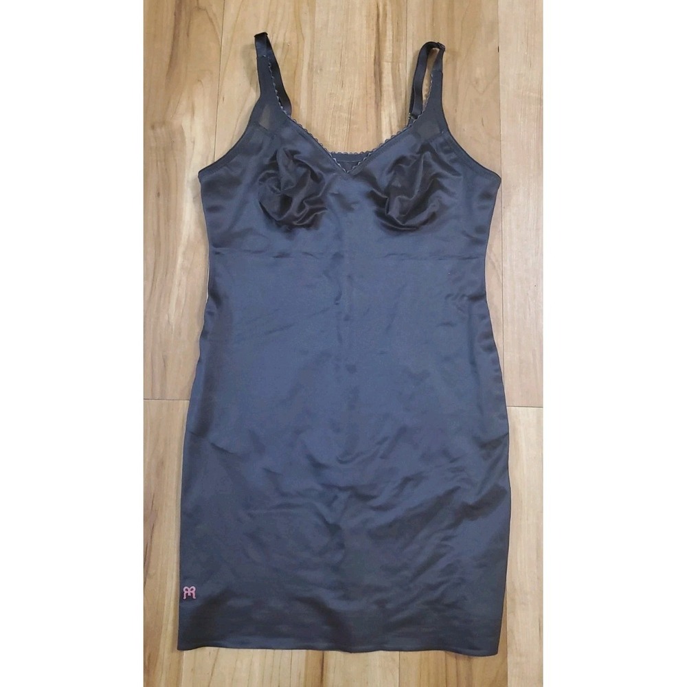 Ruby Ribbon Shapewear Slip Black Style #3041 Size 38